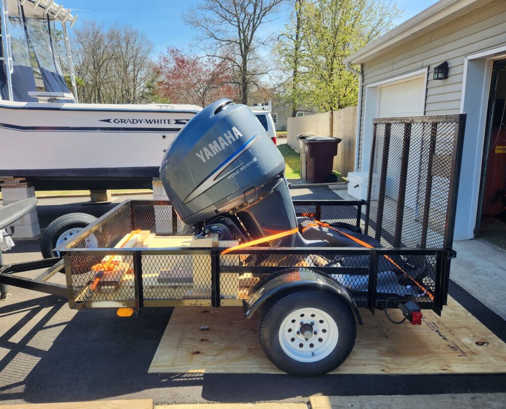 how to ship an outboard motor