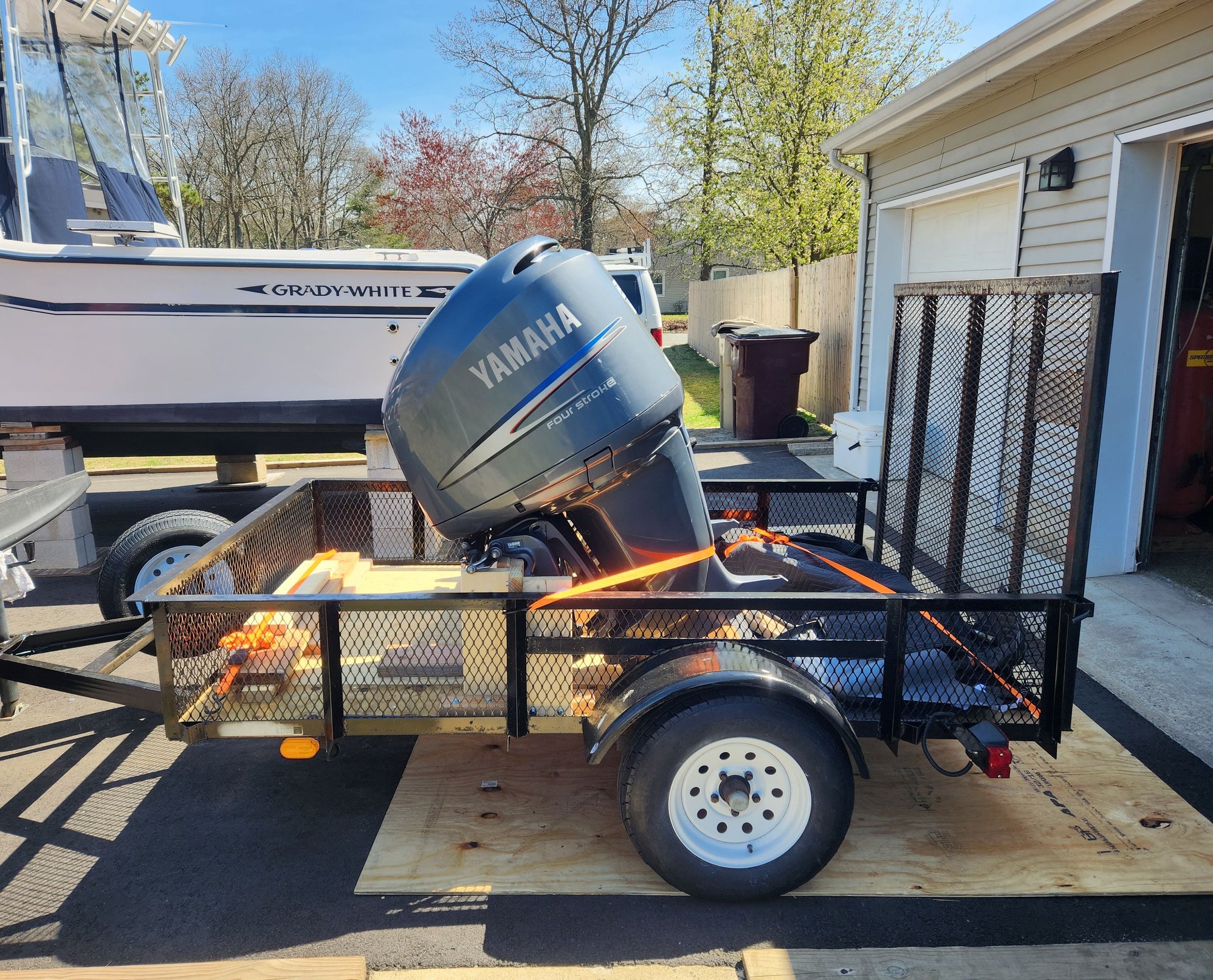 how to ship an outboard motor